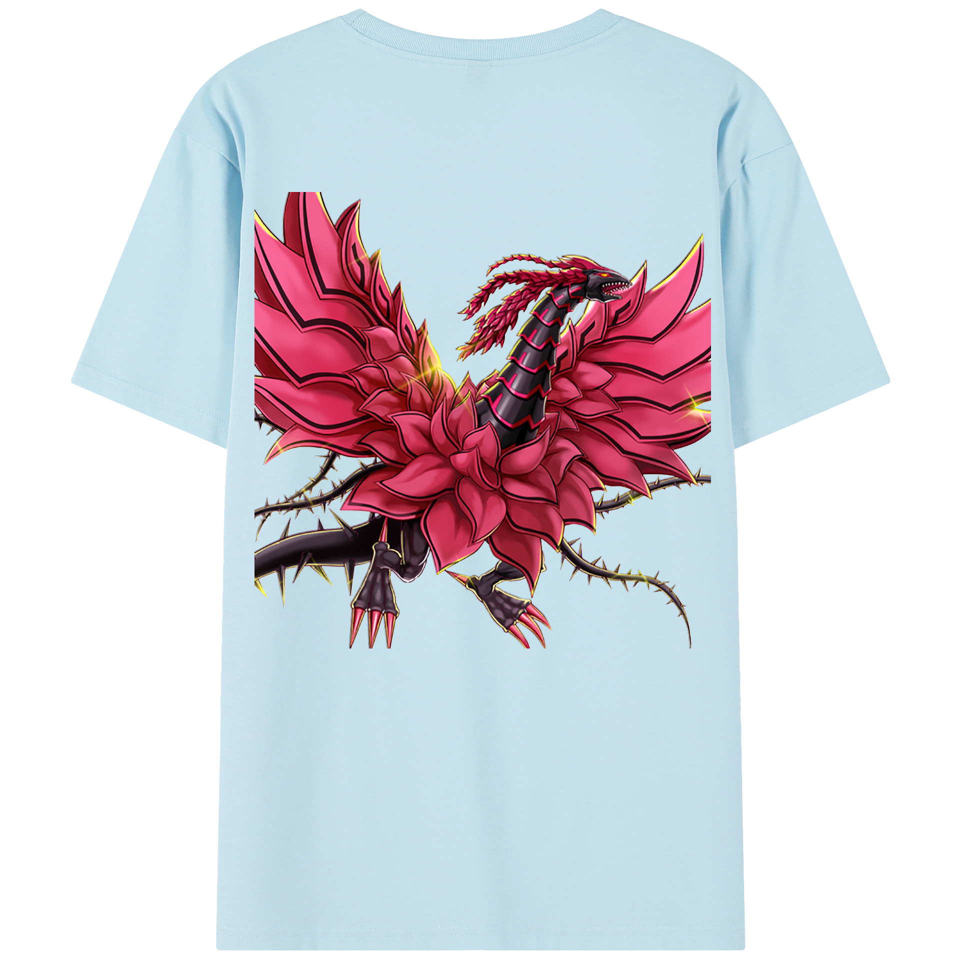 （画像用） 遊☆戯☆王 Yu-Gi-Oh! 綿100％半袖Tシャツ（背面プリント）